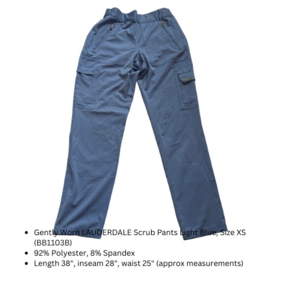 BUNDLE of 8-Gently Worn Scrub Pants, Size XS (BB1103B) - Picture 3 of 16
